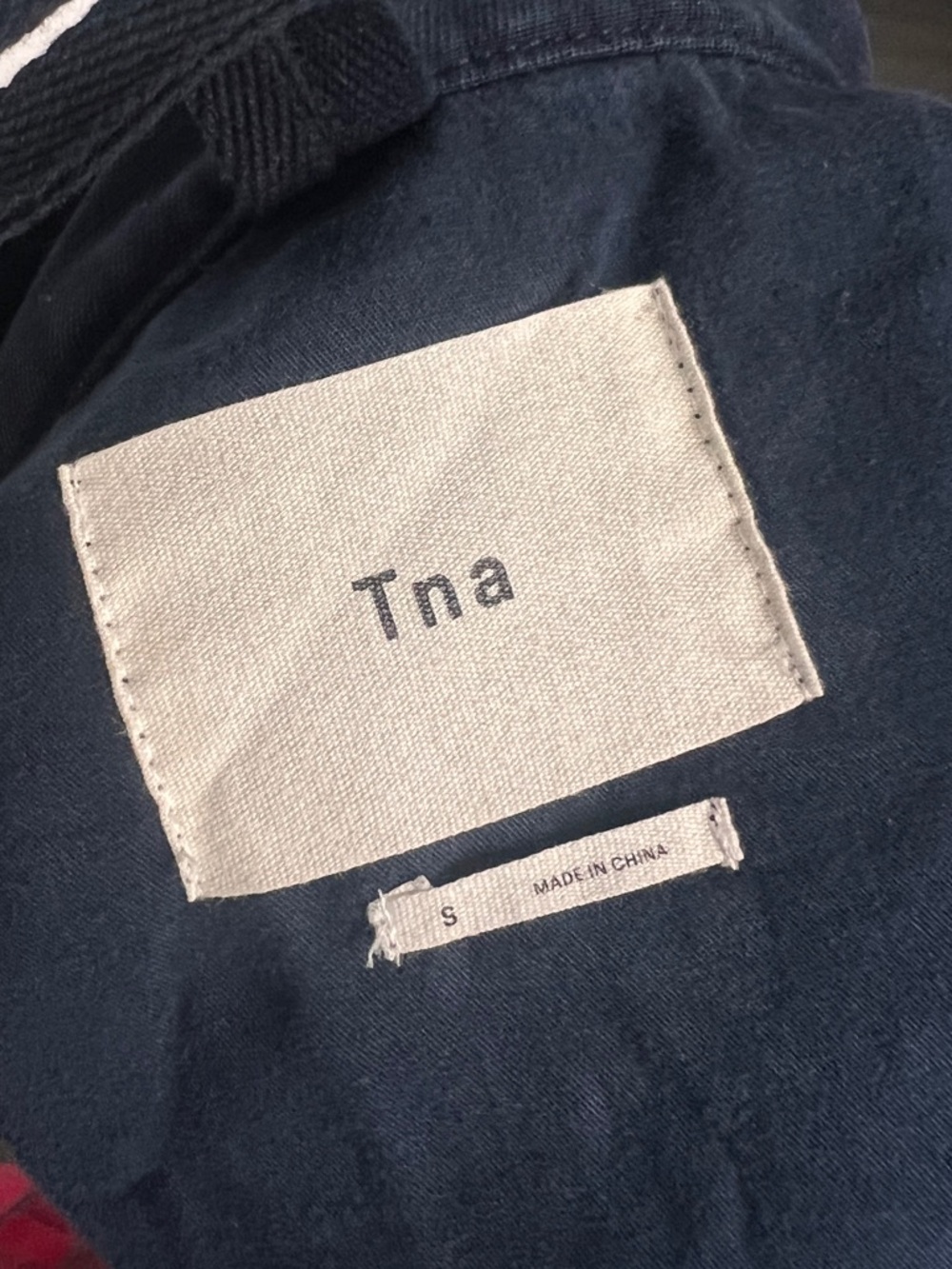 Aritzia TNA Navy Hooded Anorak Jacket - Picture 5 of 6